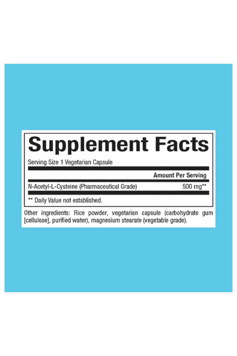 کپسول NAC (ان-استیل-ال-سیستئین) Natural Factors - بسته ۹۰ عددی