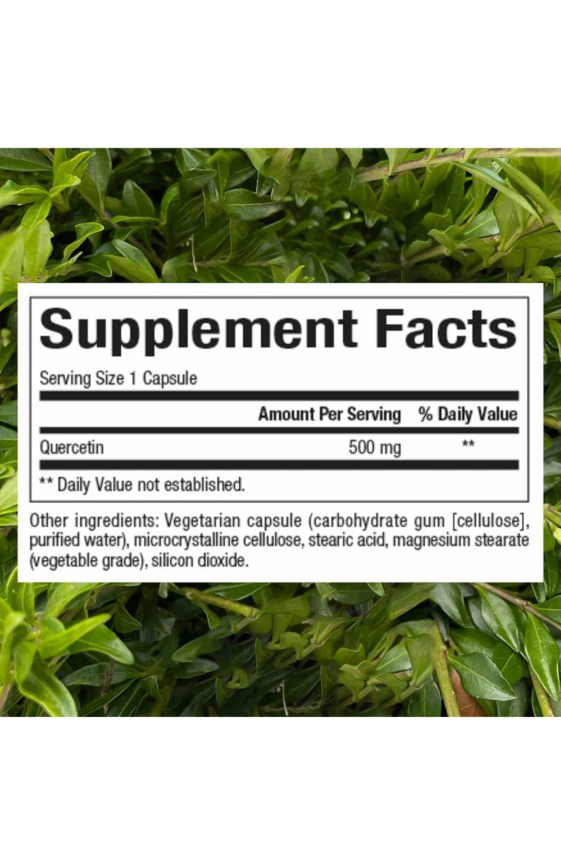 کپسول Quercetin ۵۰۰mg برند Natural Factors - بسته ۶۰ عددی