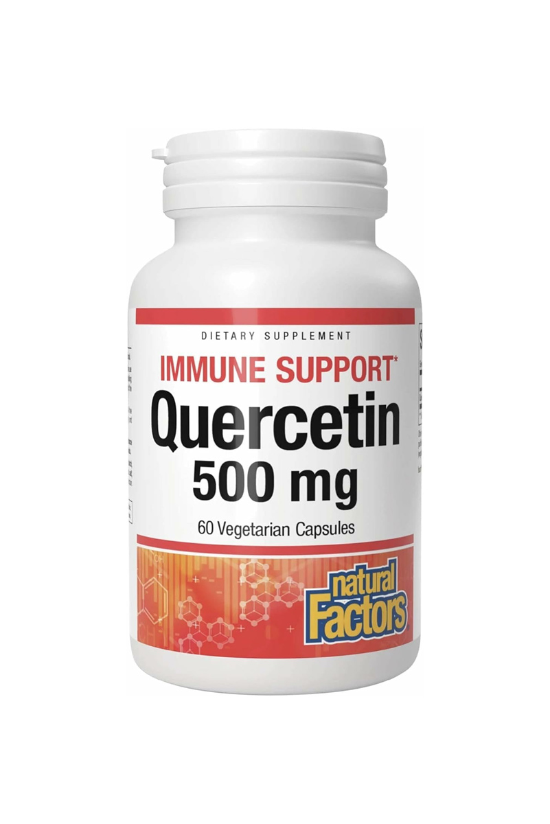 کپسول Quercetin ۵۰۰mg برند Natural Factors - بسته ۶۰ عددی