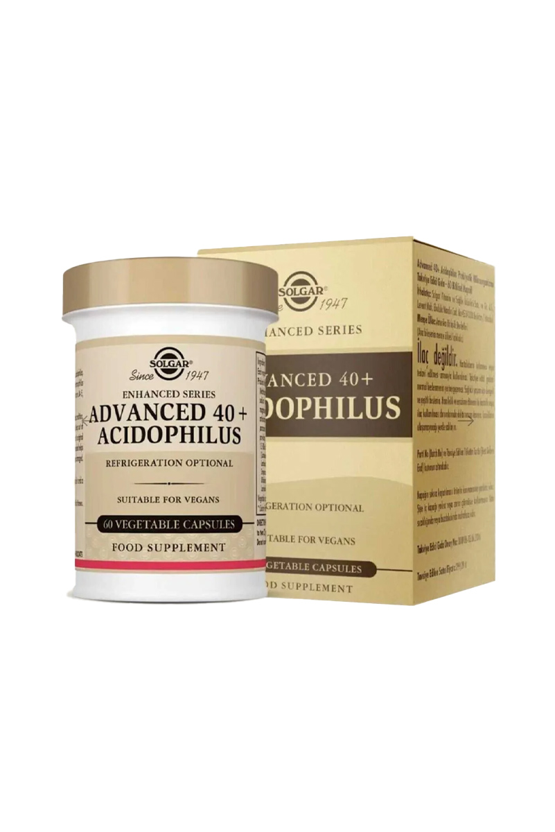 کپسول Acidophilus مناسب افراد 40+ سال سولگار - بسته 60 عددی