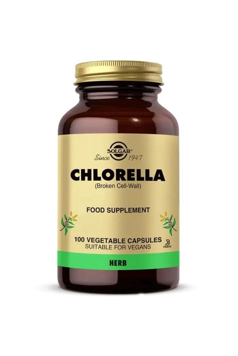 کپسول Chlorella سولگار - بسته 100 عددی