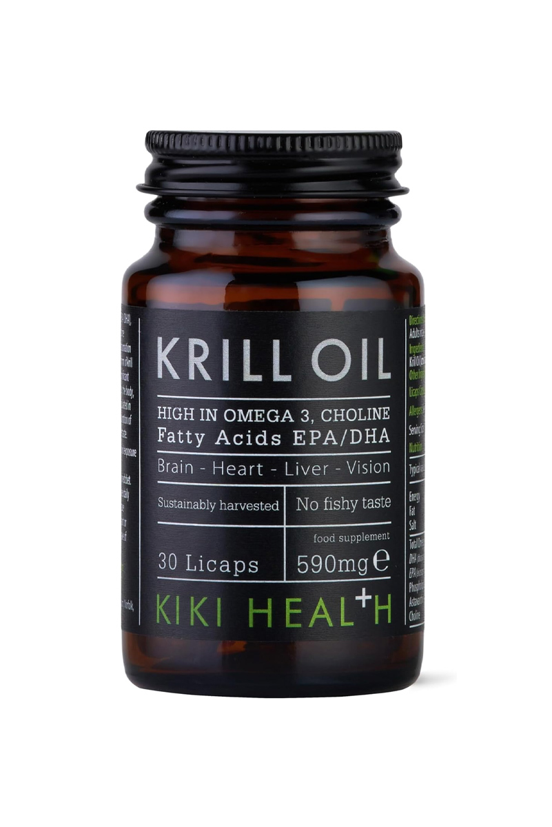 سافت ژل روغن کریل 590 میلی گرم حاوی امگا ۳ برند Kiki Health - بسته 30 عددی