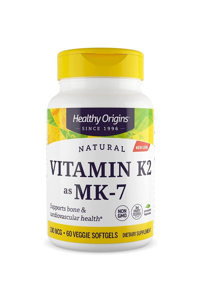 سافت ژل ویتامین K2 برند Healthy Origins - بسته 60 عددی