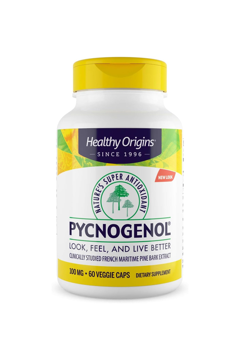 کپسول پیکنوژنول 100 میلی‌گرم Healthy Origins - بسته 60 عددی