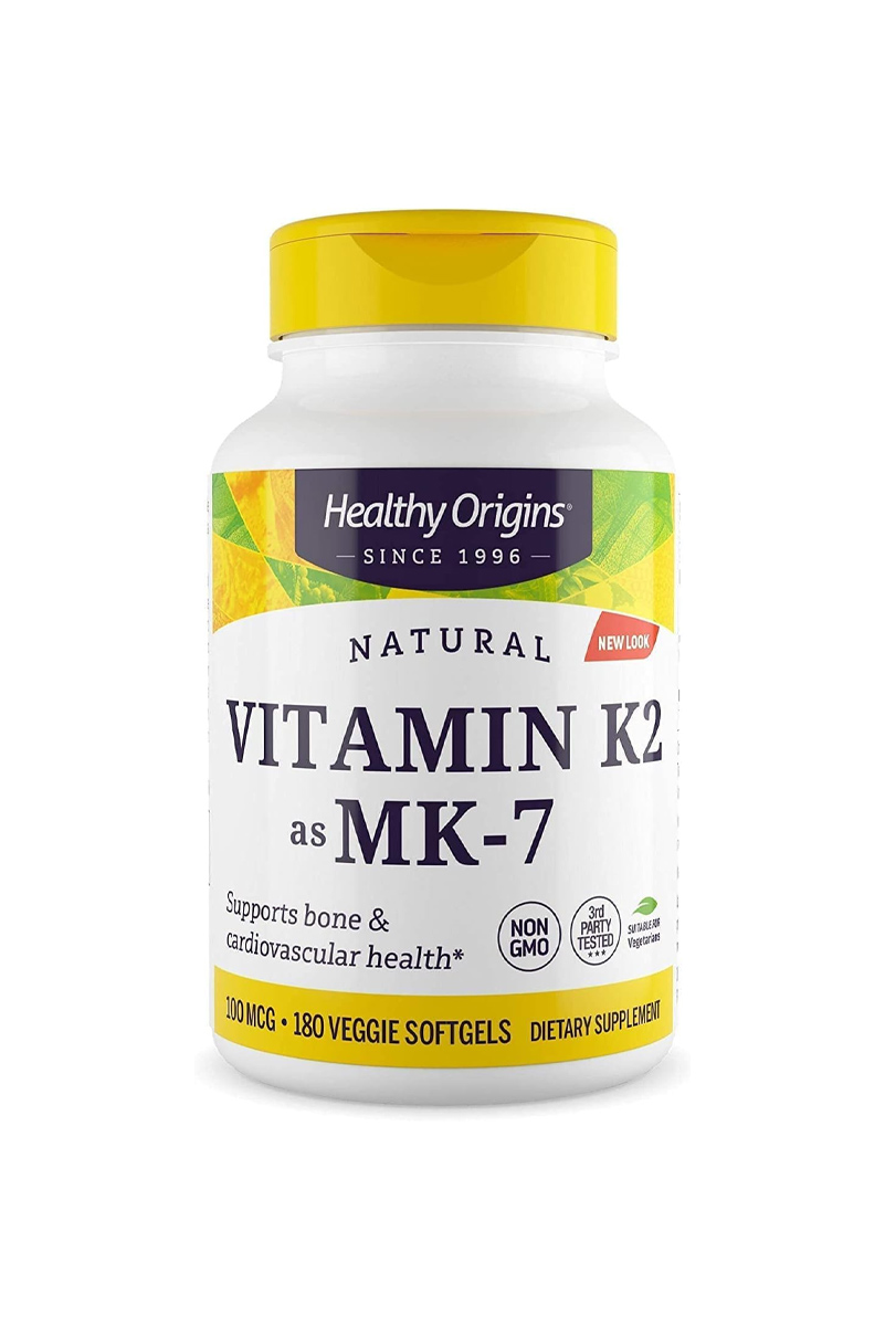کپسول ویتامین K2 برند Healthy Origins - بسته 180 عددی
