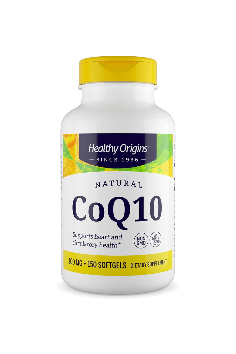 سافت ژل کوآنزیم Q10 مقدار ۱۰۰ میلی گرم Healthy Origins - بسته 150 عددی