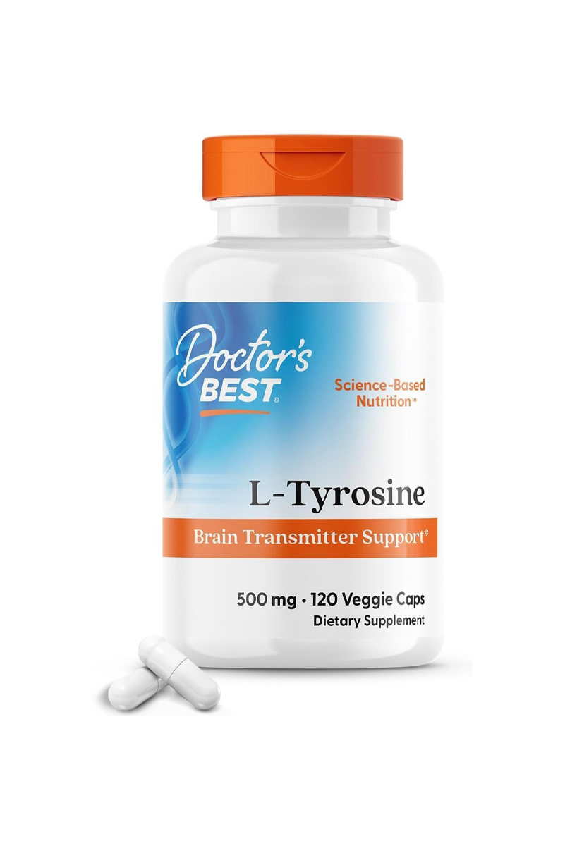 پاستیل ال تیروزین 500 میلی گرم Doctor's Best - بسته 120 عددی