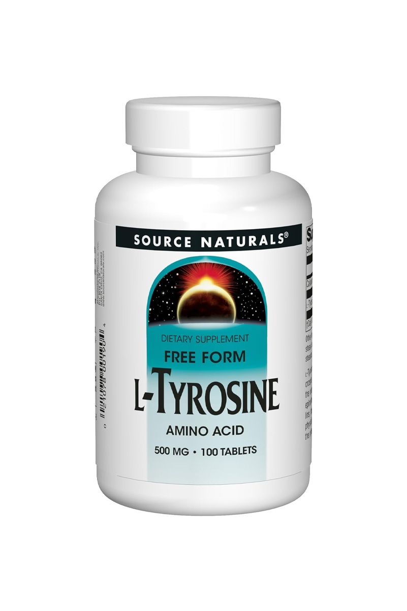 کپسول ال تیروزین 500 میلی گرم Source Naturals - بسته 100 عددی