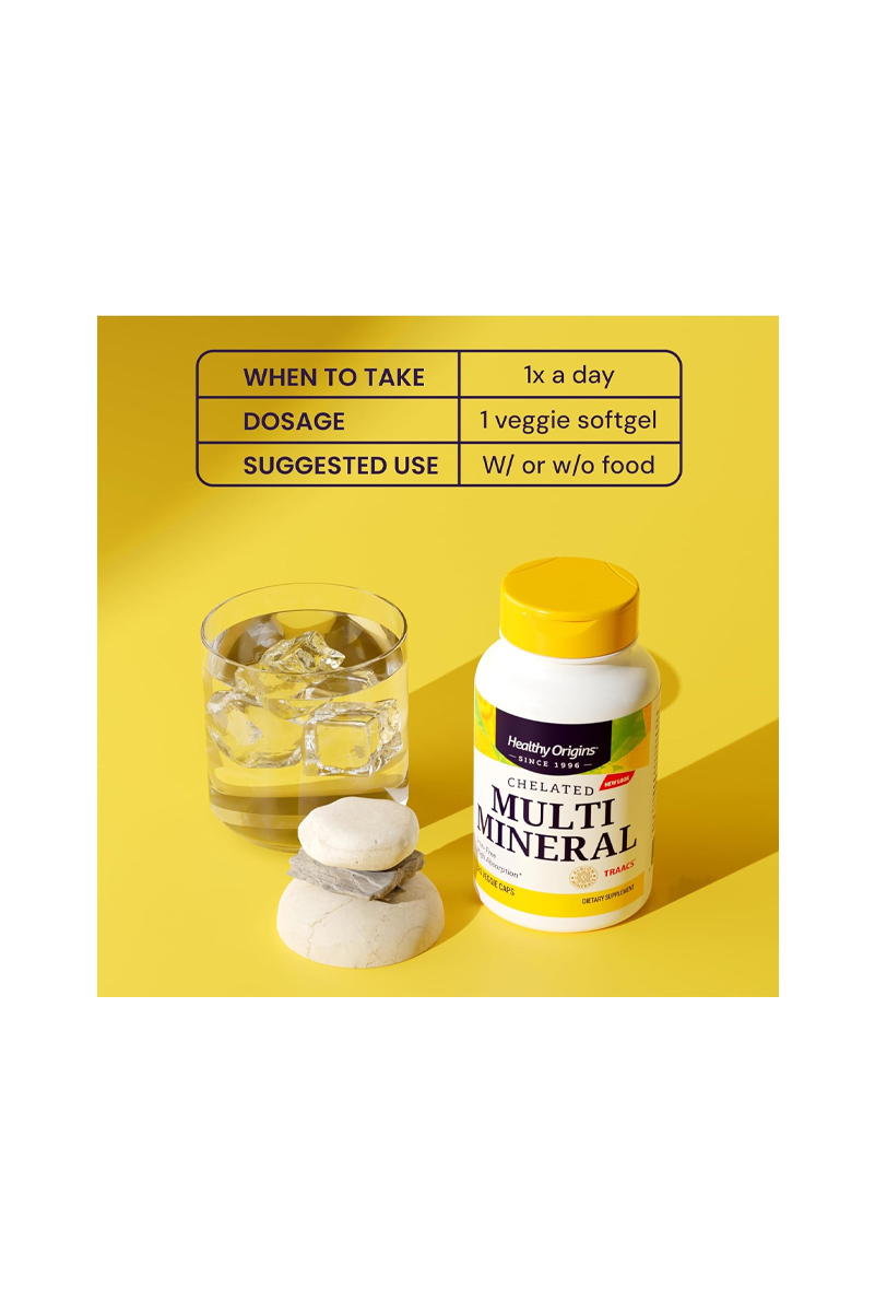 کپسول مولتی مینرال Healthy Origins - بسته 120 عددی