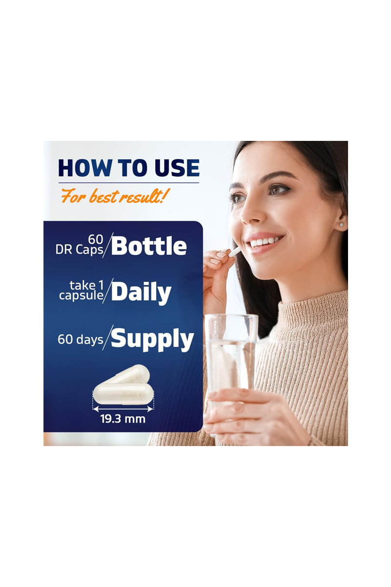 قرص پری بیوتیک Lactobacillus Salivarius برند Vitamatic - بسته 60 عددی