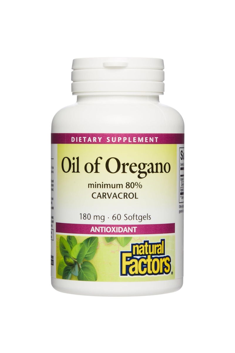 سافت ژل روغن اورگانو Natural Factors - بسته ۶۰ عددی