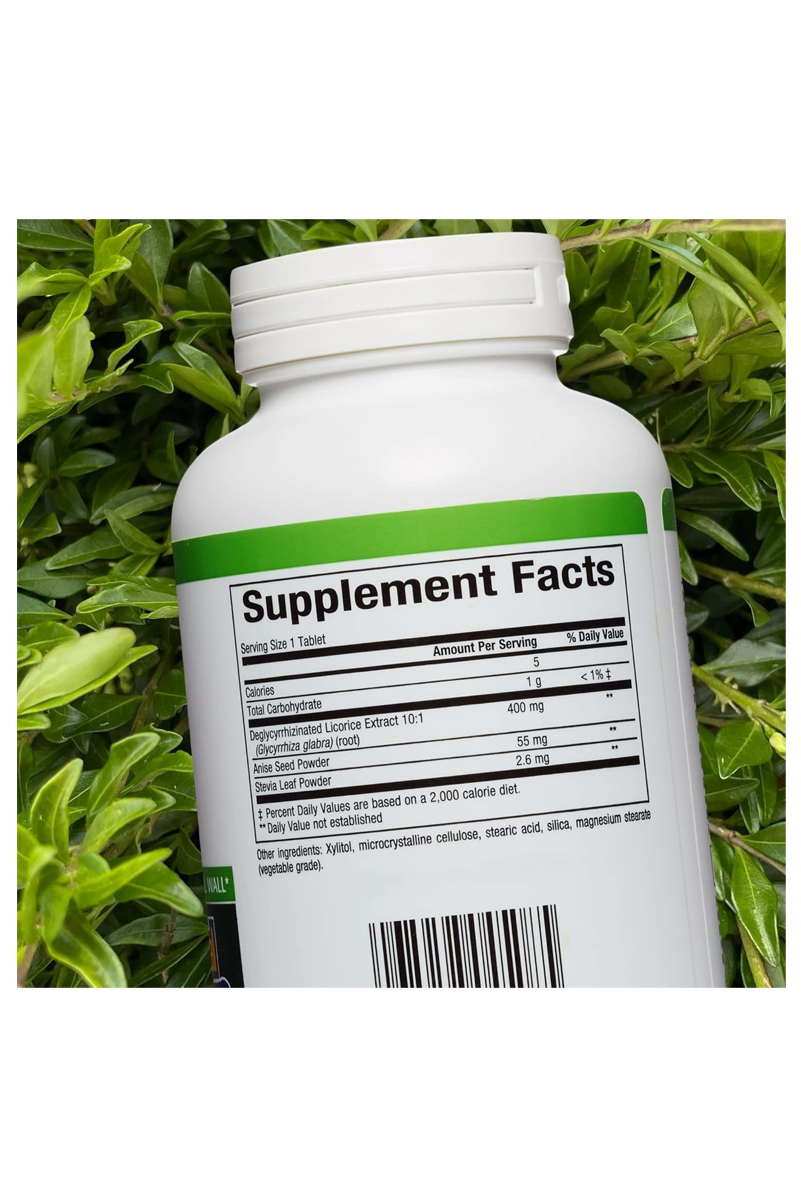 قرص جویدنی Dgl برند Natural Factors - بسته ۹۰ عددی
