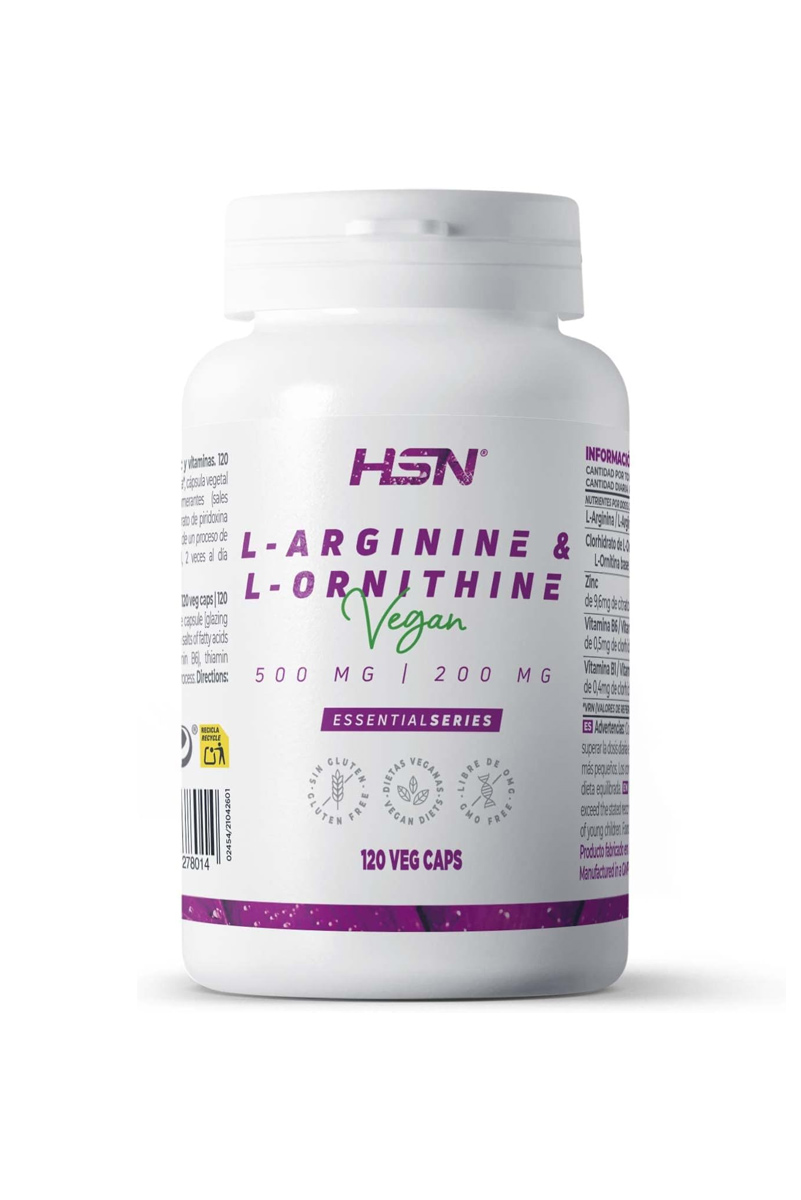 کپسول ال آرژنین و ال اورنیتین HSN - بسته ۱۲۰ عددی