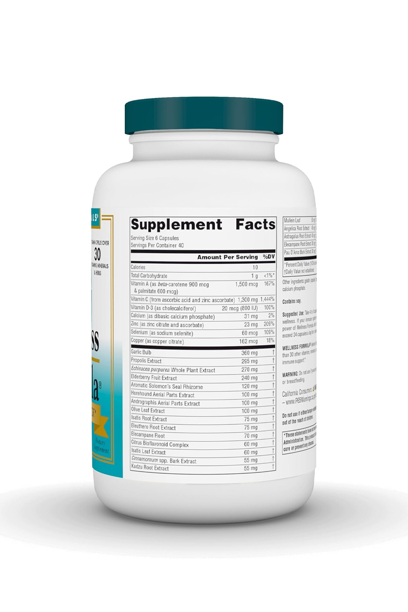 مکمل غذایی و تقویت کننده سیستم ایمنی Wellness برند Source Naturals - بسته 240 عددی - Image 6
