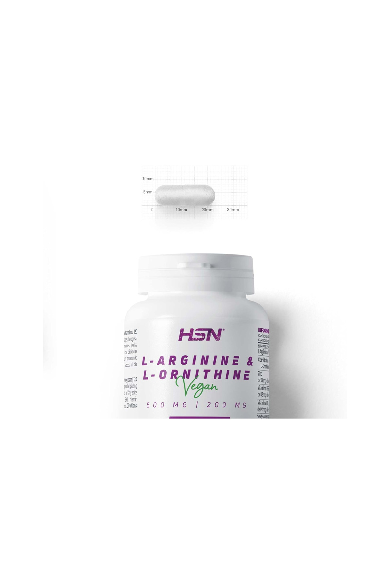 کپسول ال آرژنین و ال اورنیتین HSN - بسته ۱۲۰ عددی