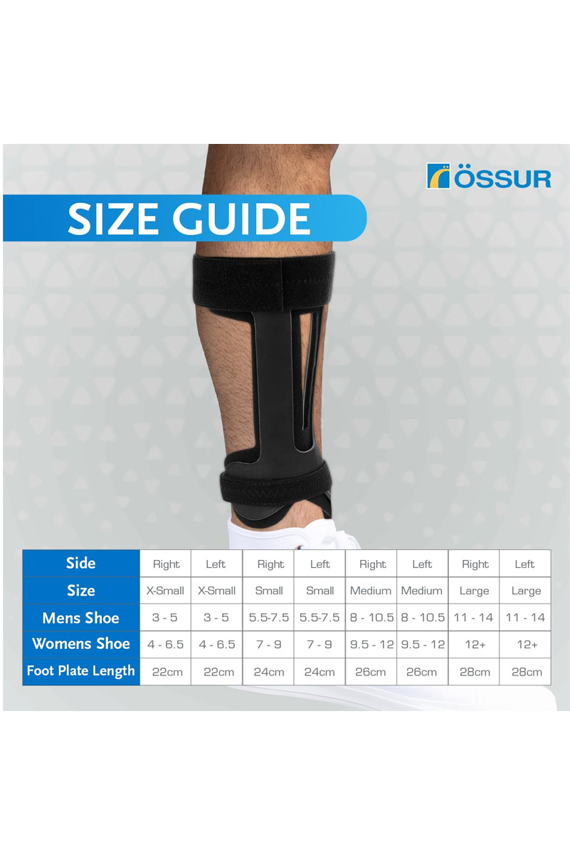 بریس AFO برند Ossur برای افتادگی و ارترز پا