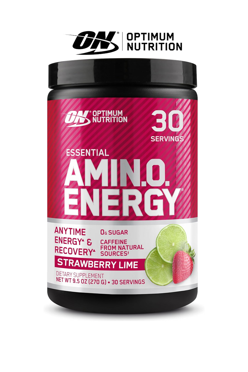 پودر آمینو انرژی Optimum Nutrition با طعم لیمو توت فرنگی