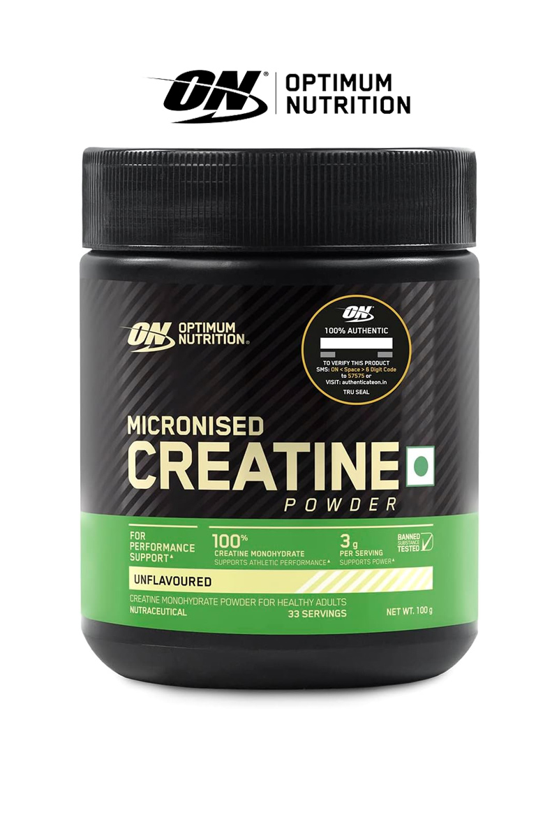 پودر کراتین میکرونایز Optimum Nutrition مقدار ۱۰۰ گرم