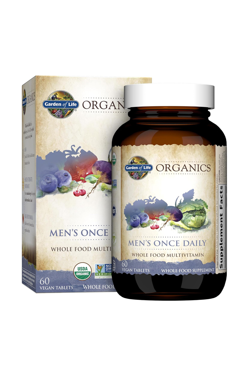 قرص مولتی ویتامین روزانه آقایان Garden of Life - بسته ۶۰ عددی