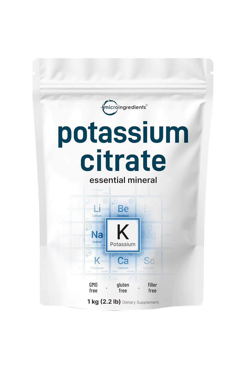 پودر پتاسیم سیترات Micro Ingredients یک کیلویی