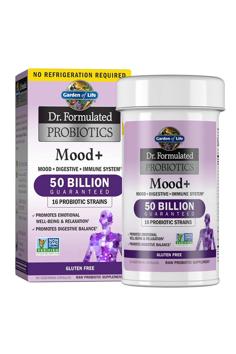 کپسول پروبیوتیک Mood+ برند Garden of Life - بسته ۶۰ عددی