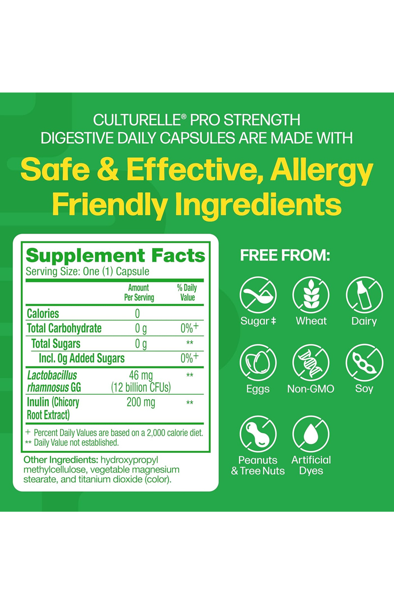 کپسول پروبیوتیک روزانه Culturelle - بسته ۶۰ عددی